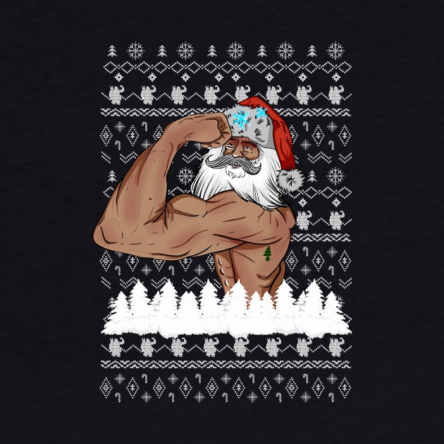 Merry Liftmas Christmas Xmas Fitmas Fitness Santa Holiday 2 by SloanCainm9cmi